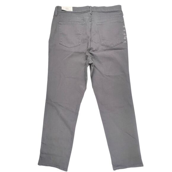 M Jeans Pants 14W Gray Neutral Tone Denim Casual Everyday Modern High Rise Jeans - Picture 13 of 13
